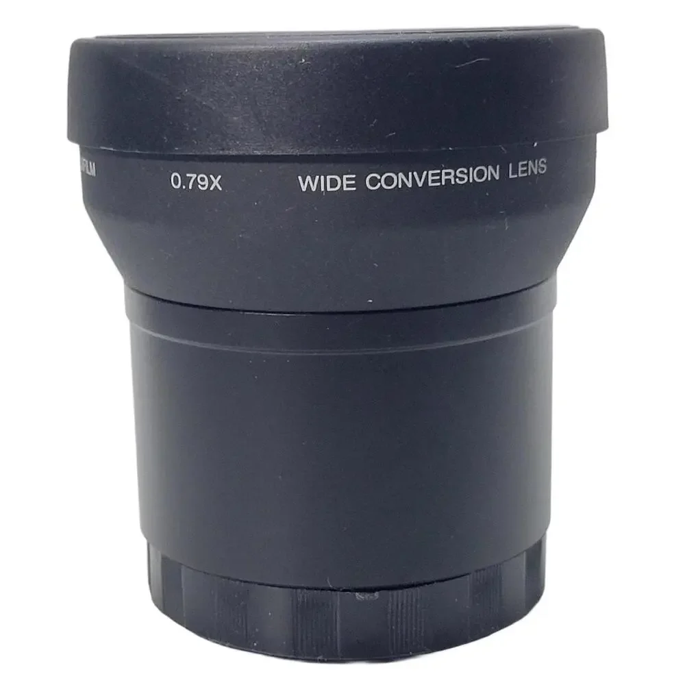 Fujifilm 0.79x Wide Conversion Lens for Finepix Cameras all black version
