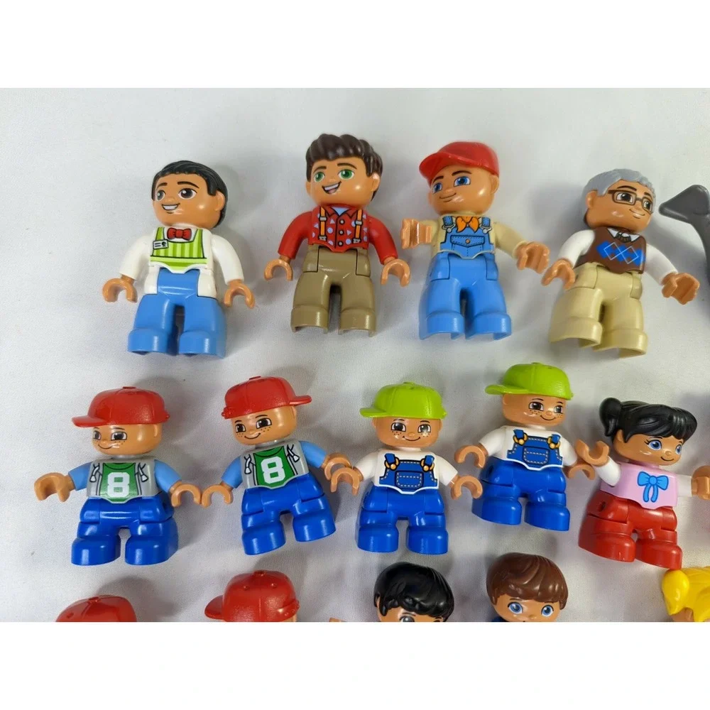 Lego Duplo Boy Girls Men Grandpa People Fish Lot