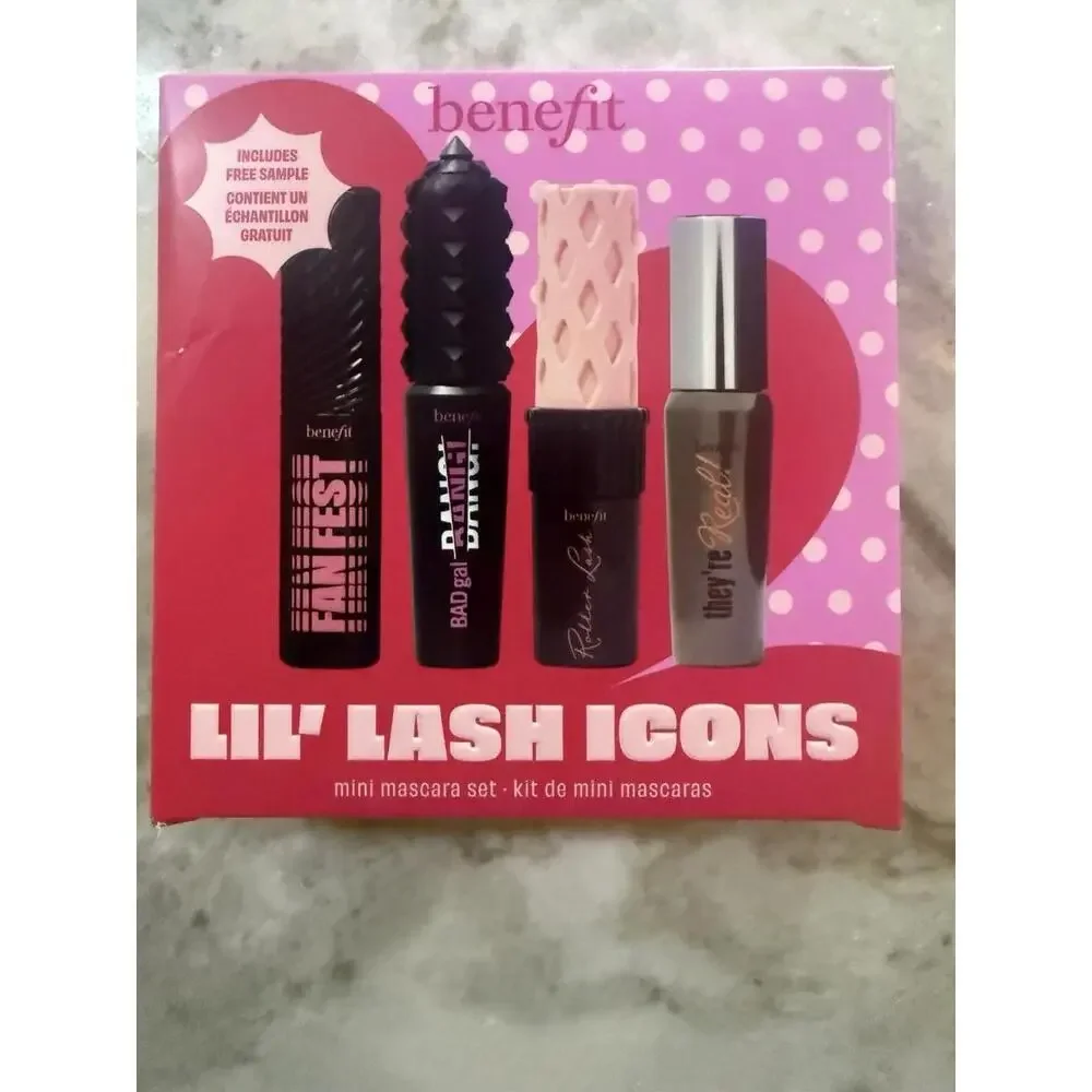 Benefit Cosmetics Lil' Lash Icons Mini Mascara Set/NIB