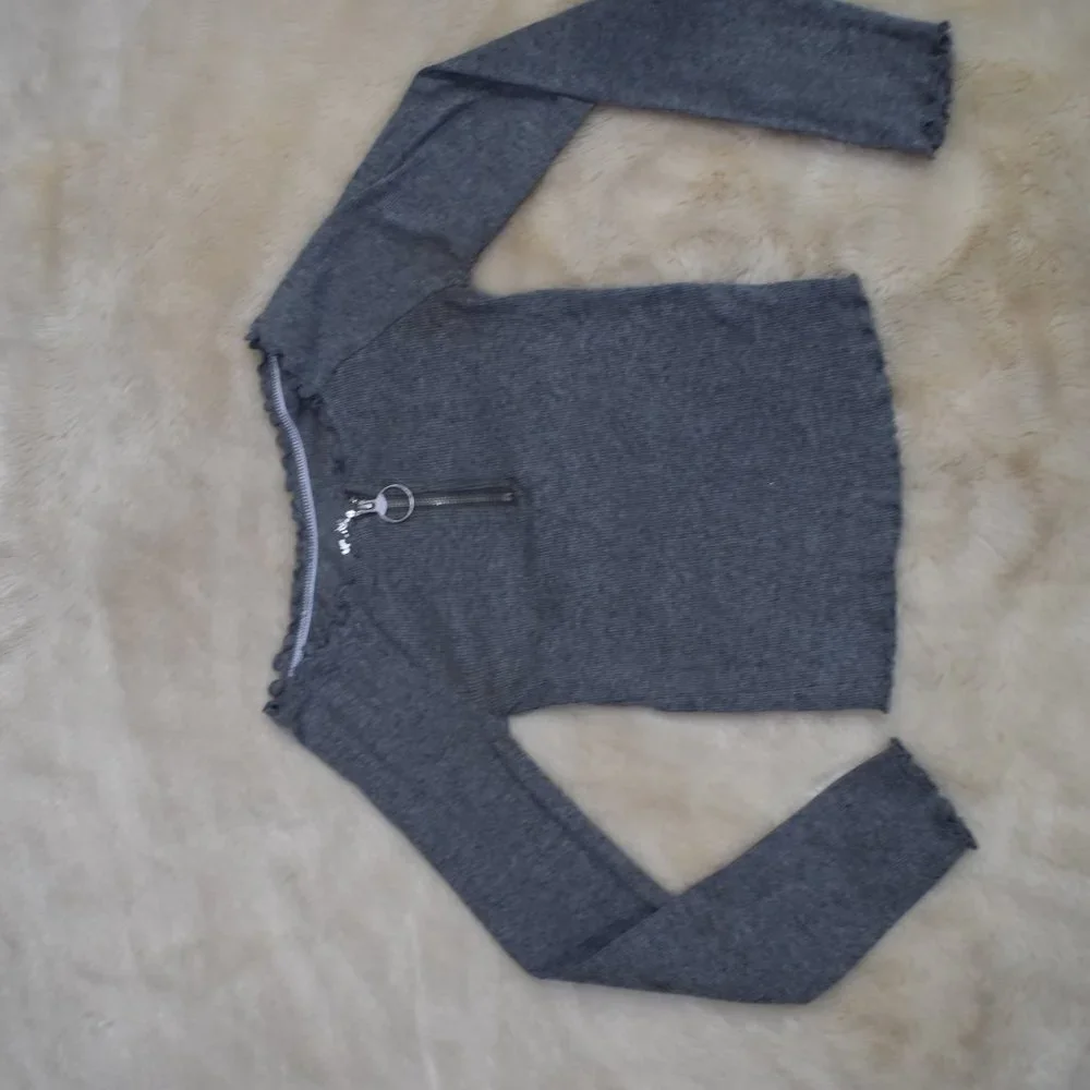 Justice Gray Long Sleeve Shirt Size 7