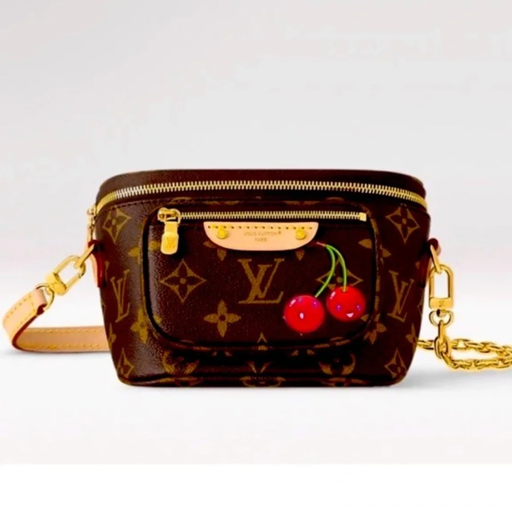 NWT Louis Vuitton X Murakari Cherry 🍒 Monogram mini bumBag