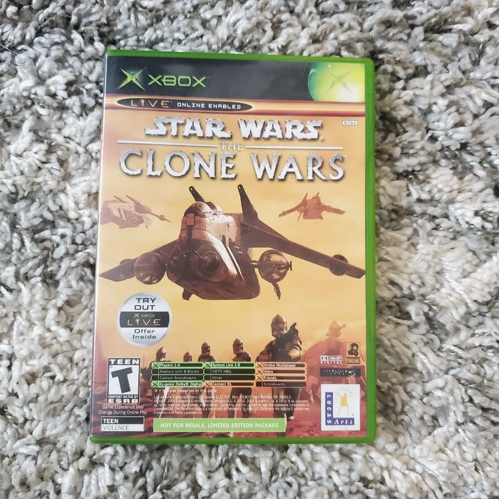 Star Wars: The Clone Wars / Tetris Worlds - 2-in-1 Original Xbox -100% Complete