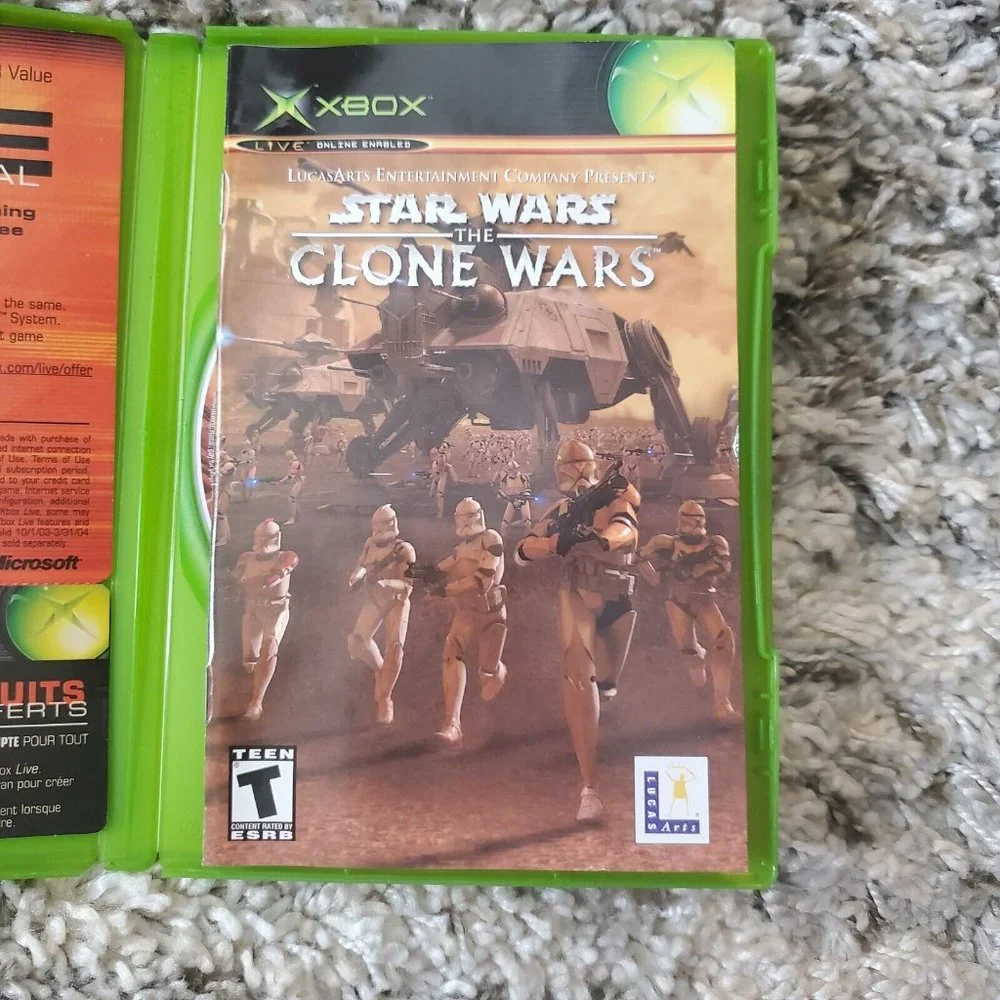 Star Wars: The Clone Wars / Tetris Worlds - 2-in-1 Original Xbox -100% Complete
