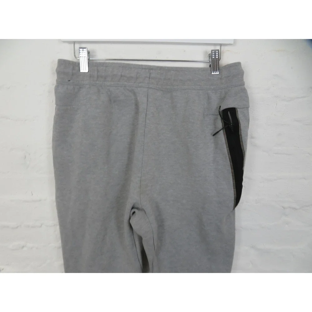 Nike Fleece Jogger Sweatpants Mens Medium Gray Zip Pocket CU4495-063 Athletic