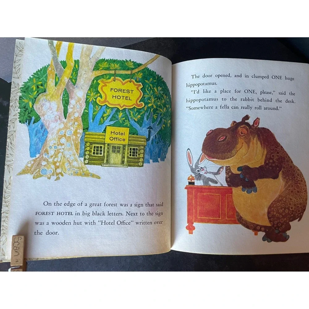 Forest Hotel Counting Story Little Golden Book 1977 Steincrohn Davis