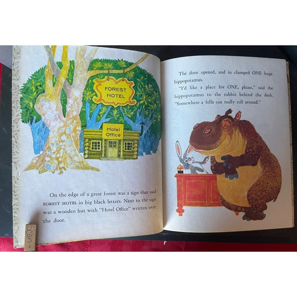 Forest Hotel Counting Story Little Golden Book 1977 Steincrohn Davis
