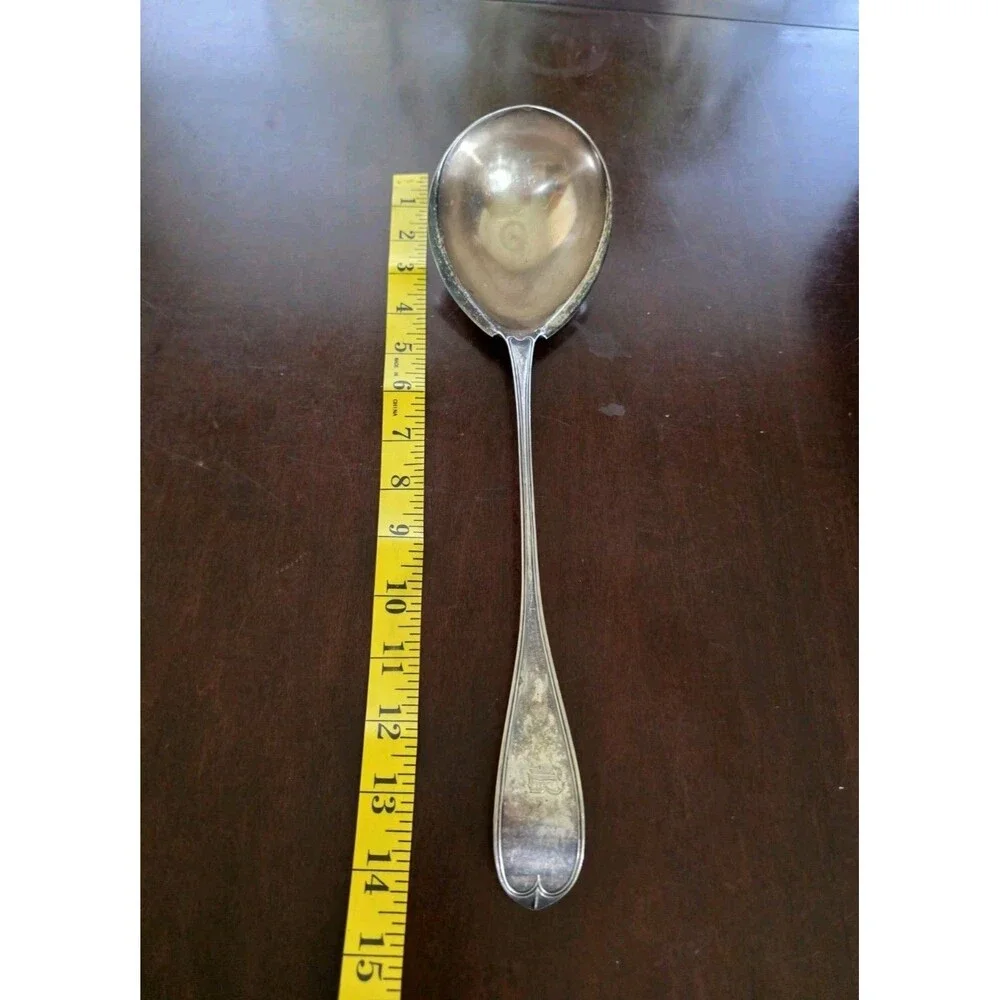 N/A silverplate vintage oak