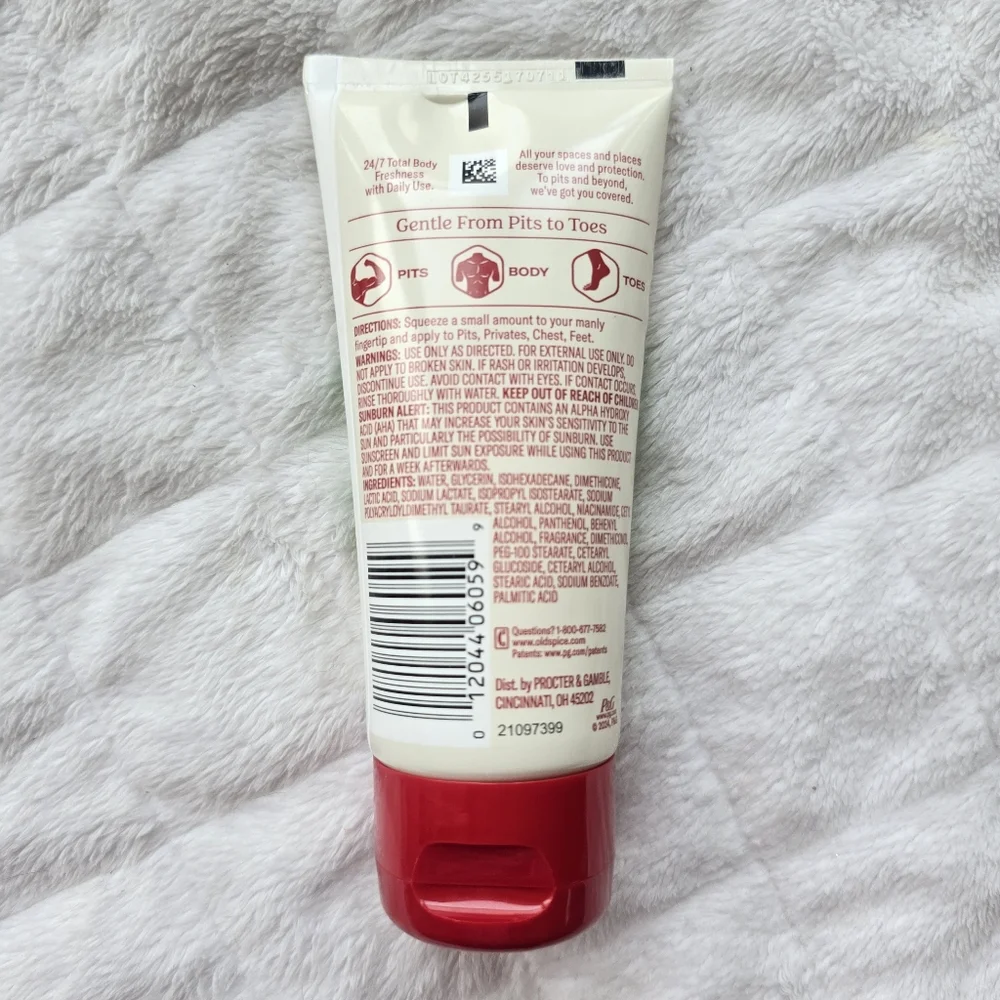 🍒 5/$20 new Old Spice Total Body Mens Deodorant Cream Antiperspirant Fiji Scent