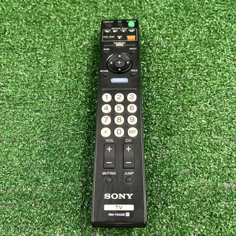 Genuine Sony Bravia RM-YD028 TV Remote Control Black‎