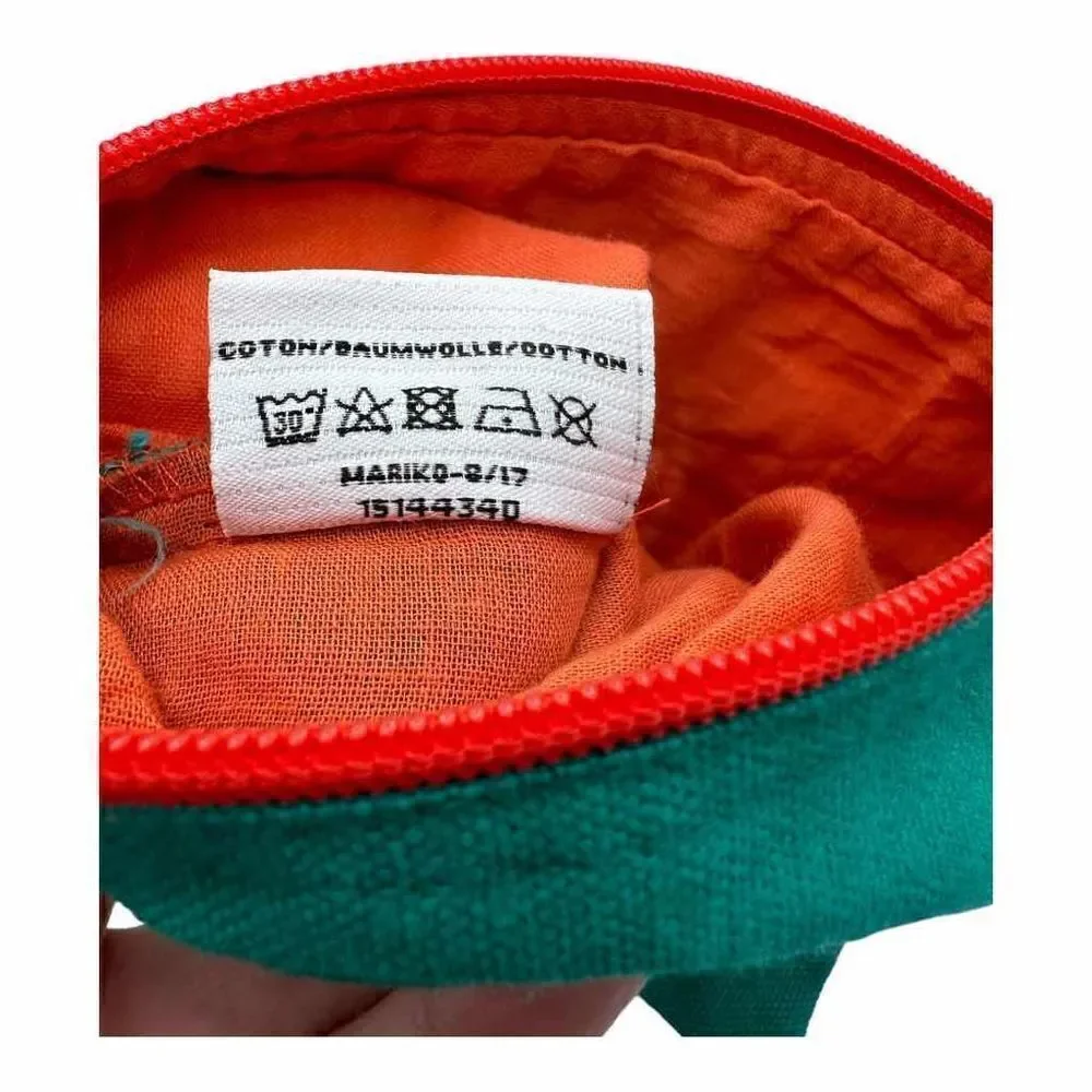 Nature Decouvertes Mandella design orange pouch