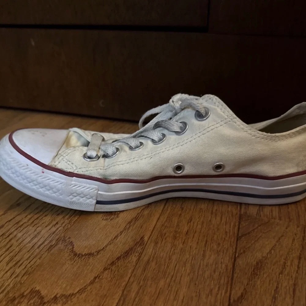 Converse White Canvas Sneakers