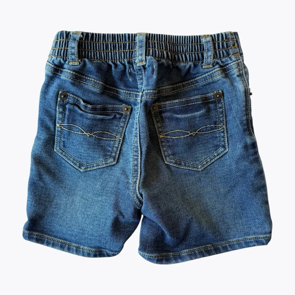 Ralph Lauren Baby Blue Denim Shorts Size 18M Preppy Classic Fit