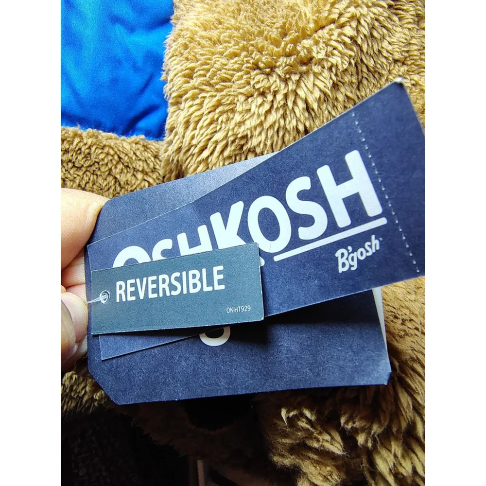 OshKosh B’gosh Reversible Puffer Jacket – Size S/4 (4T) – NWT