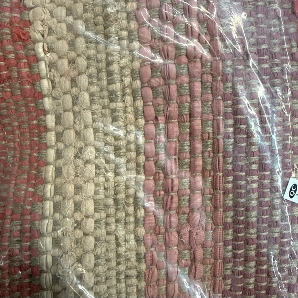 Food Network Handwoven 4 Piece Placemat Set 14” X 19” BRAND NEW ~ Rust Color NWT