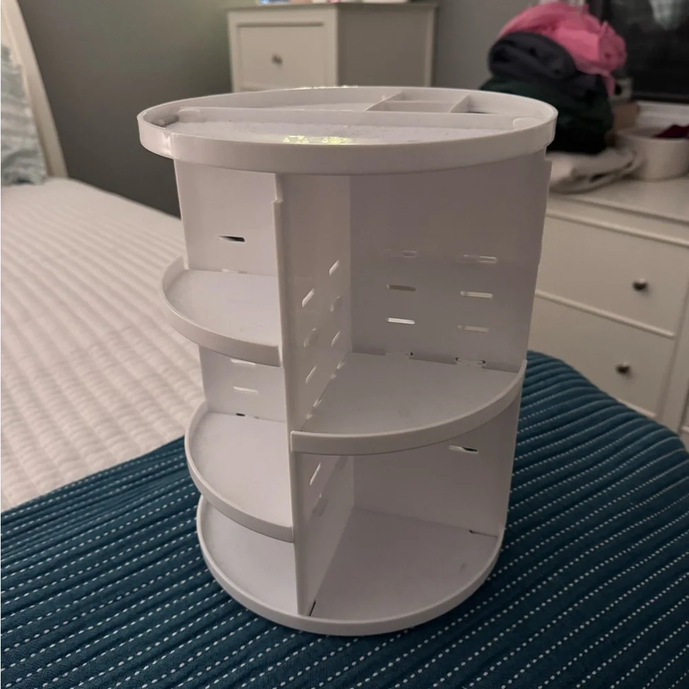 White Rotating Organizer