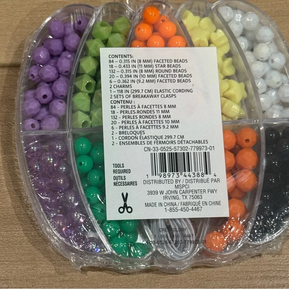 Halloween Bead jewelry bead kit 2 included