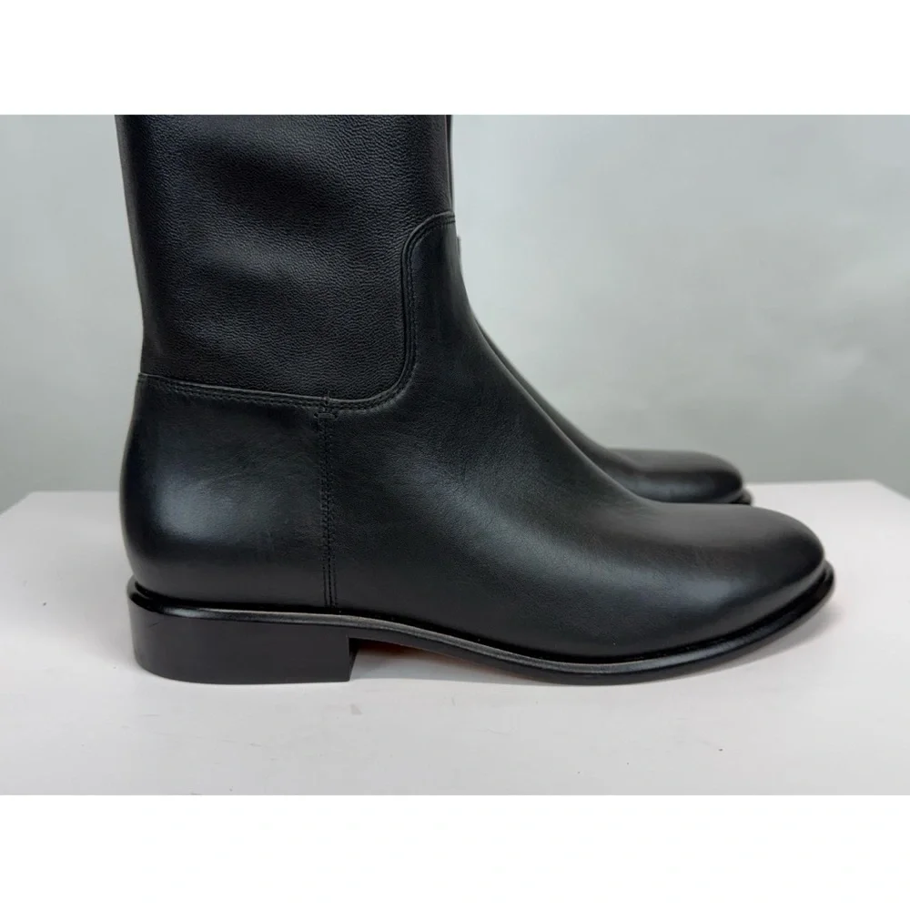New Vince Cody Over the Knee Boot Black Sz 7.5