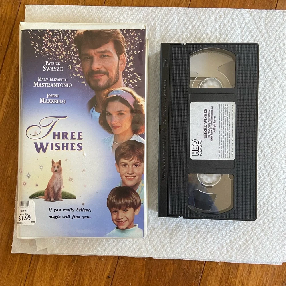 VHS Tape - Three Wishes