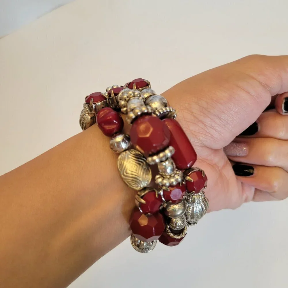 chunky red