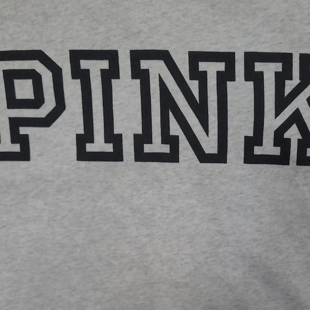 PINK Victoria's Secret Lightweight Sweatshirt Pullover VS Logo Graphics Y2K Top