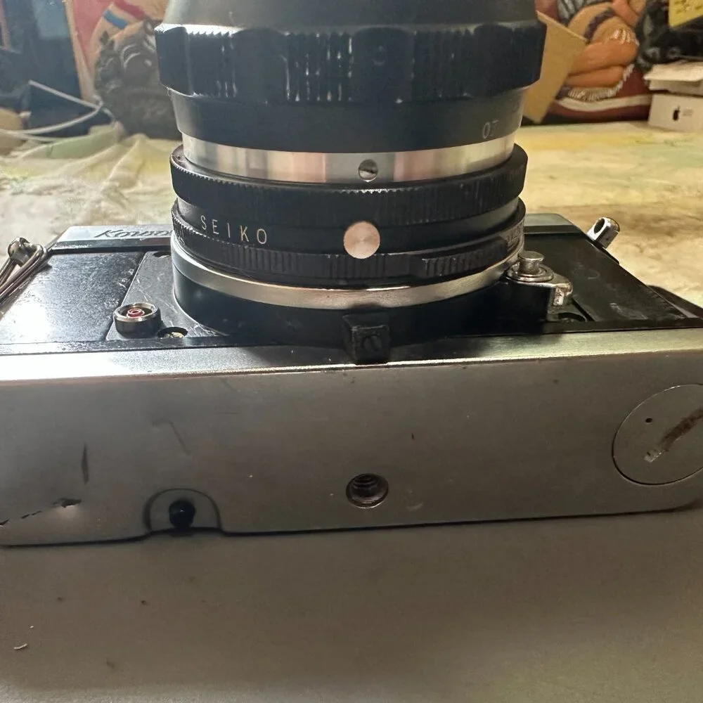 Kowa SET 35mm SLR Film Camera Kowa 50mm f/1.8 Lens For Parts Or Repair Only