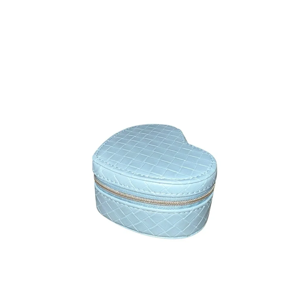 A New Day Heart Shaped Travel Mini Jewelry Box Valentines Day Gift