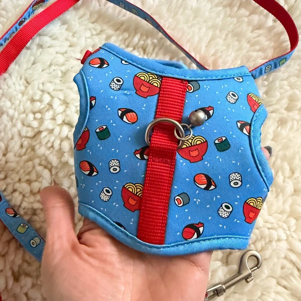 Sushi pet Harness with Leash