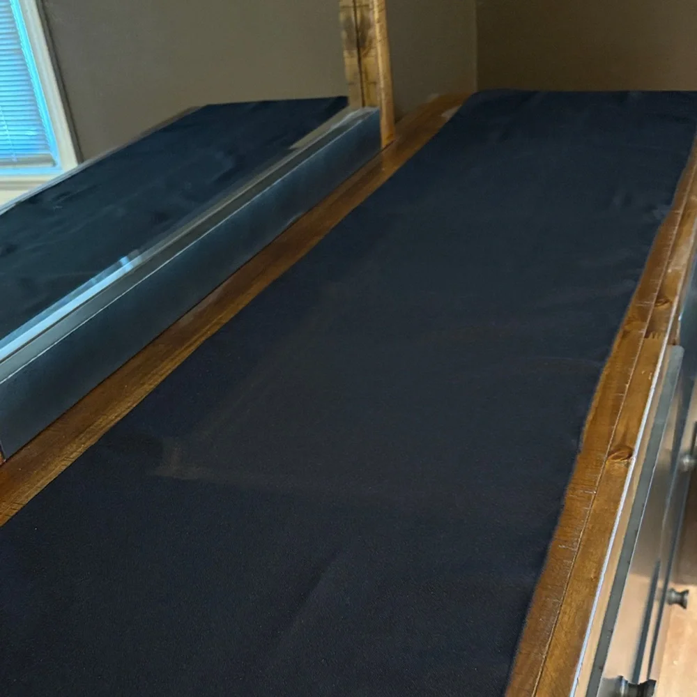 Black Table Runner