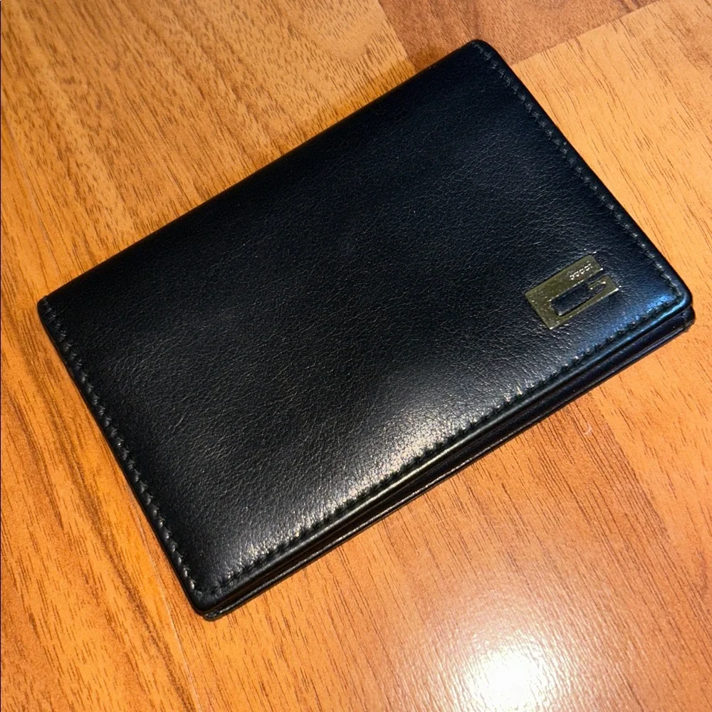 Authentic Gucci Leather Flap Card Case