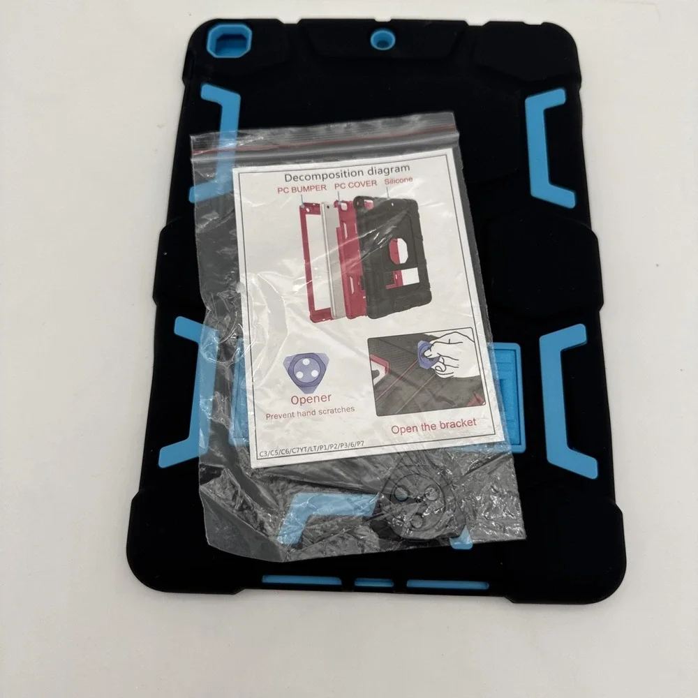 Apple iPad Case Shockproof Rugged Heavy Duty Hard Stand Air 2 Blue