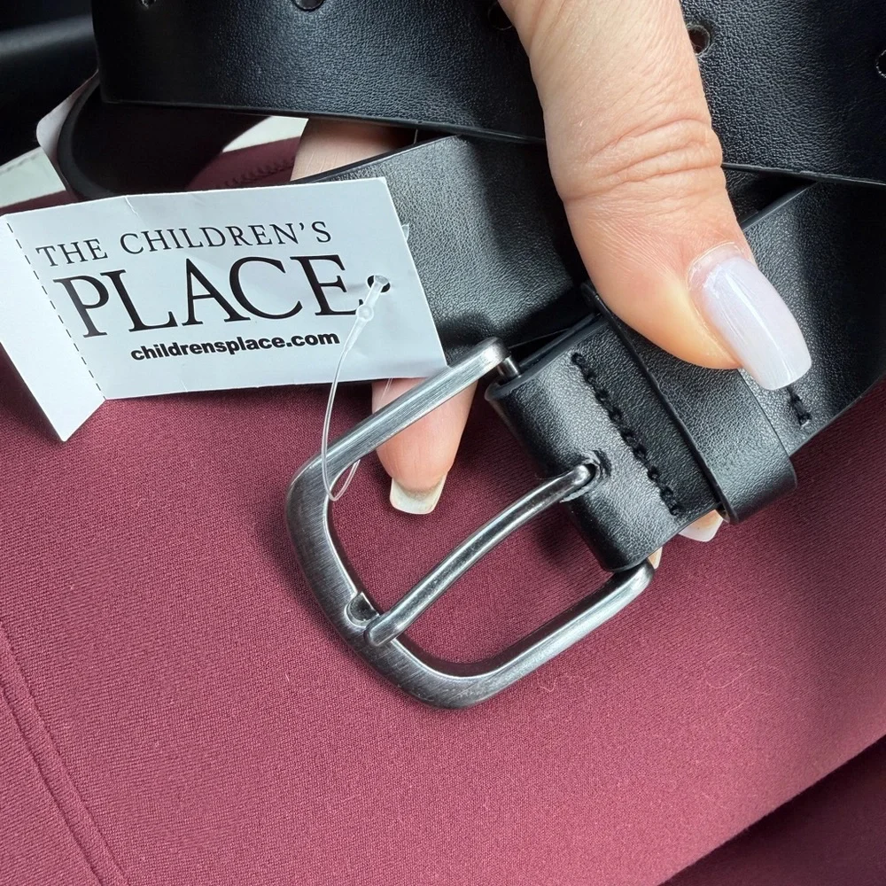 The Children's Place Black Leather Belt