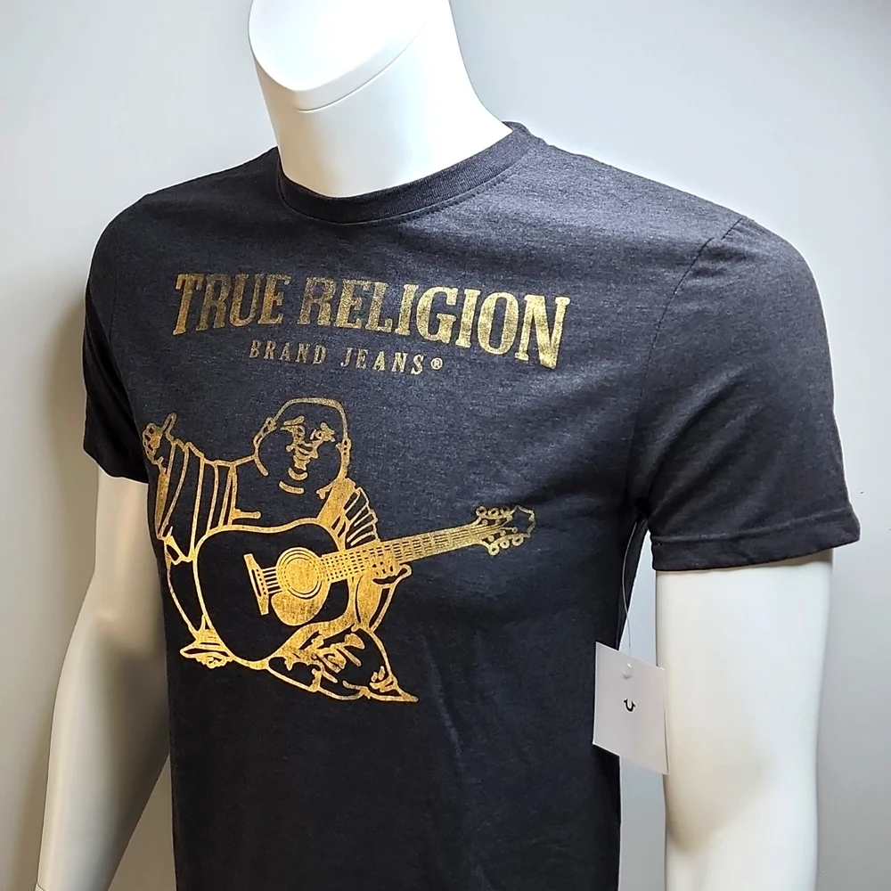 TRUE RELIGION DARK GREY (CHARCOAL) MEDIUM TSHIRT