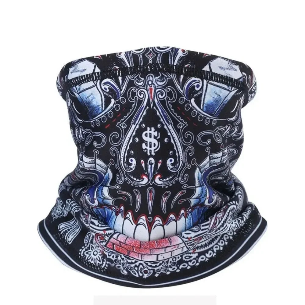 Winter Fleece Neck Gaiter Half Face Mask Ski Motorcycle Cycling Scarf Bandana US