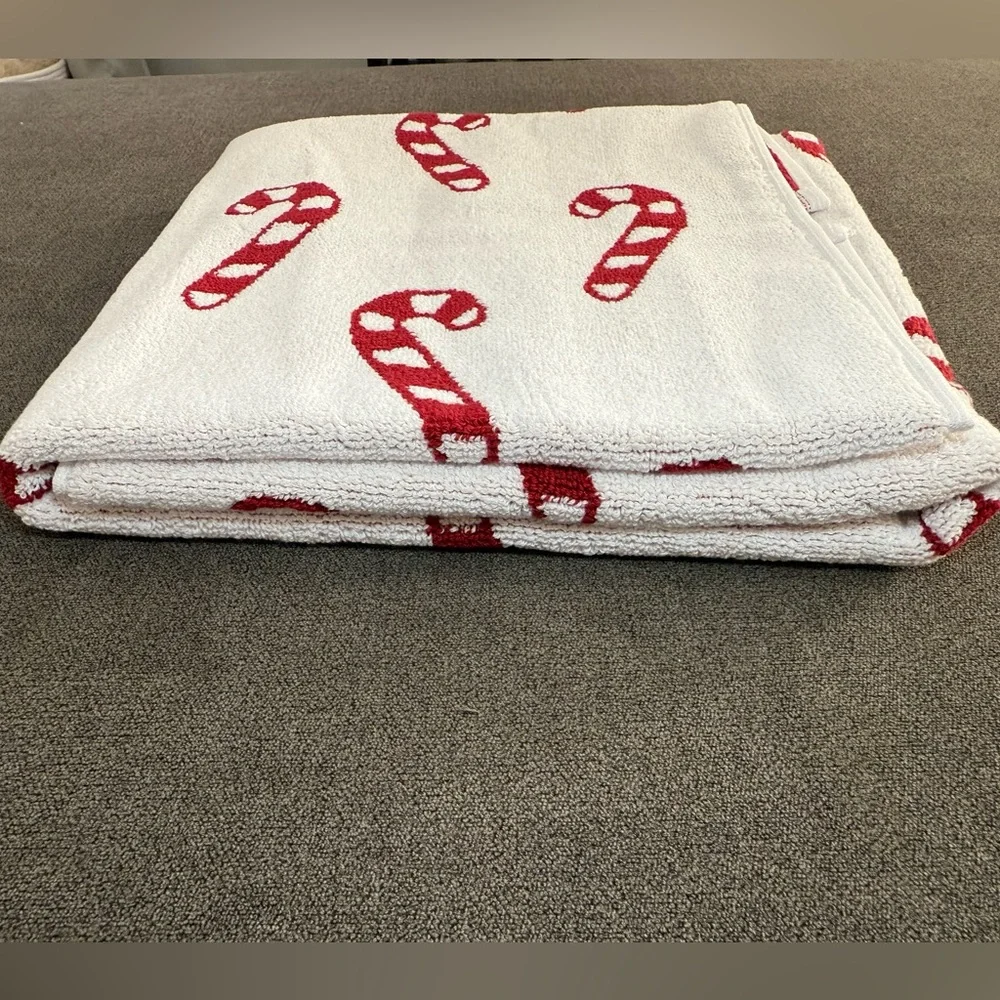 Pottery Barn Candy Cane Bath Mat