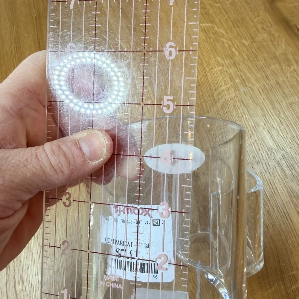 Clear plastic utensil holder set of 2
