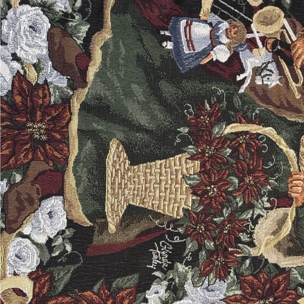 Festive Santa Holiday Throw