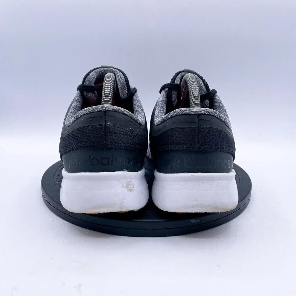 Men's New Balance MX66MB2 Flexonic Black/White Lace-up Running Shoes Size 8.5D