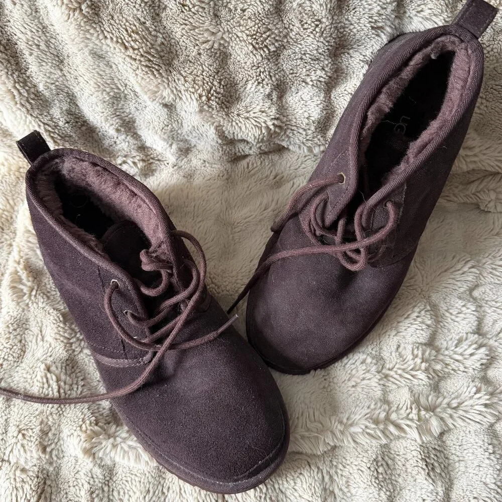 Mens Ugg Neumel Boots Dark Brown Size 11