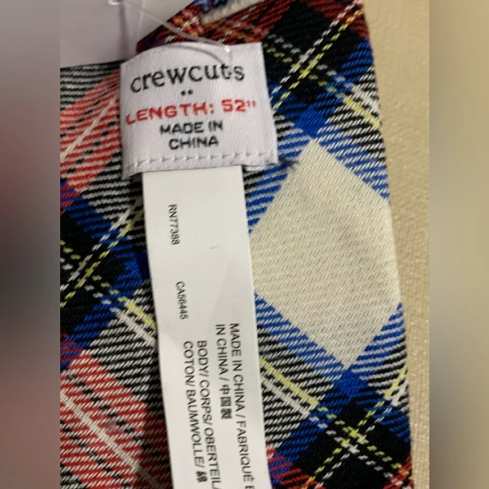 Crewcuts crew tartan