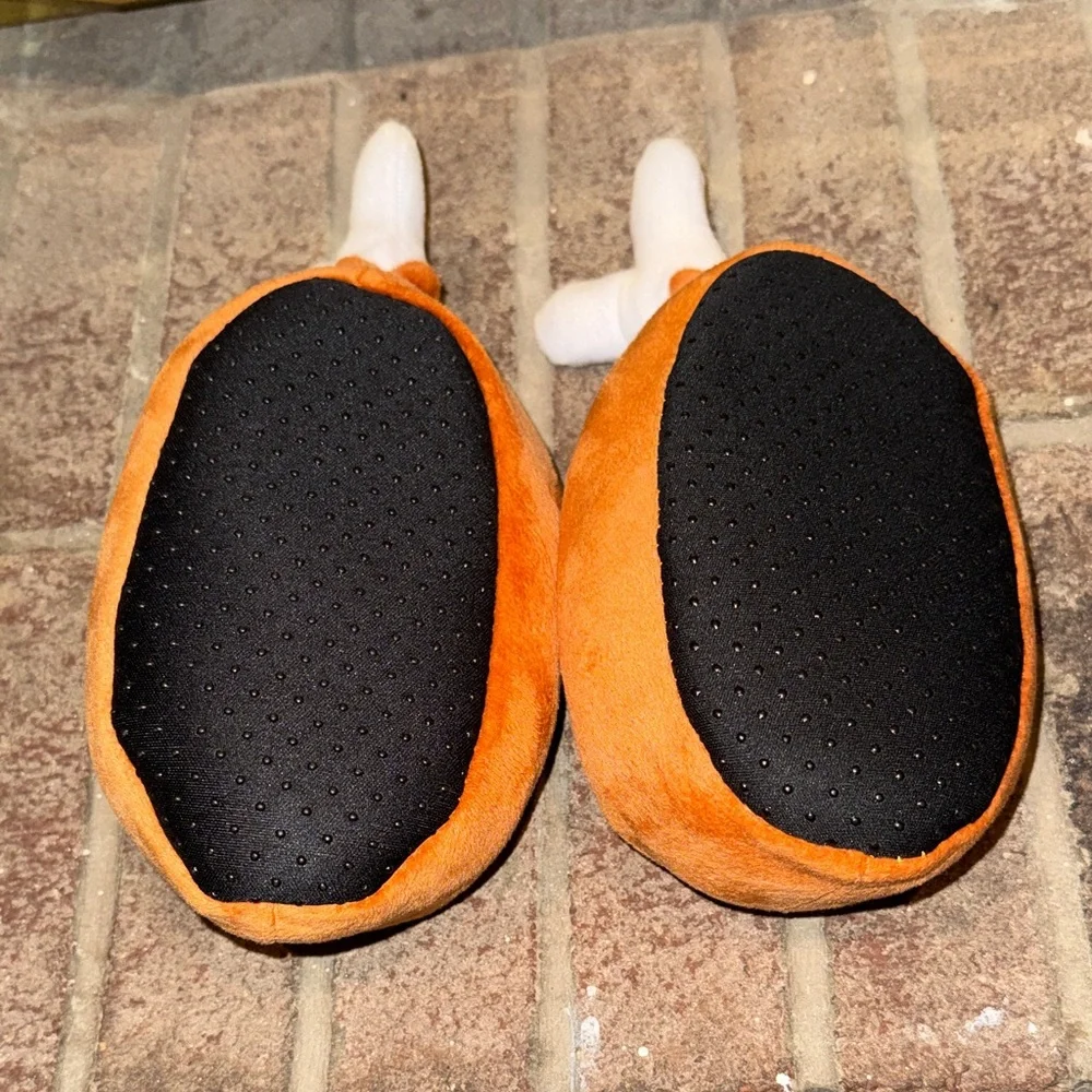 Kids Fun & Cozy Thanksgiving Turkey Leg Slippers NWOT