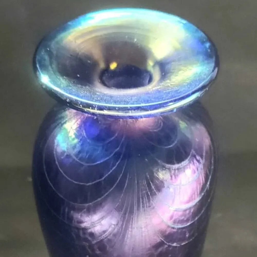 Robert Held Art Glass Bud Vase - Signed