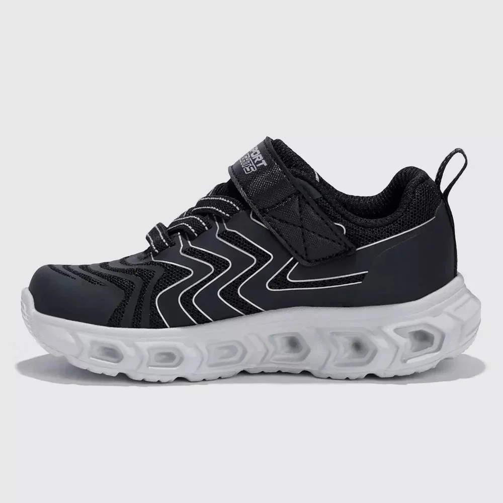 Baby Boy Skechers Jarrod Light Up Sneakers Black Size 7T New With Tags