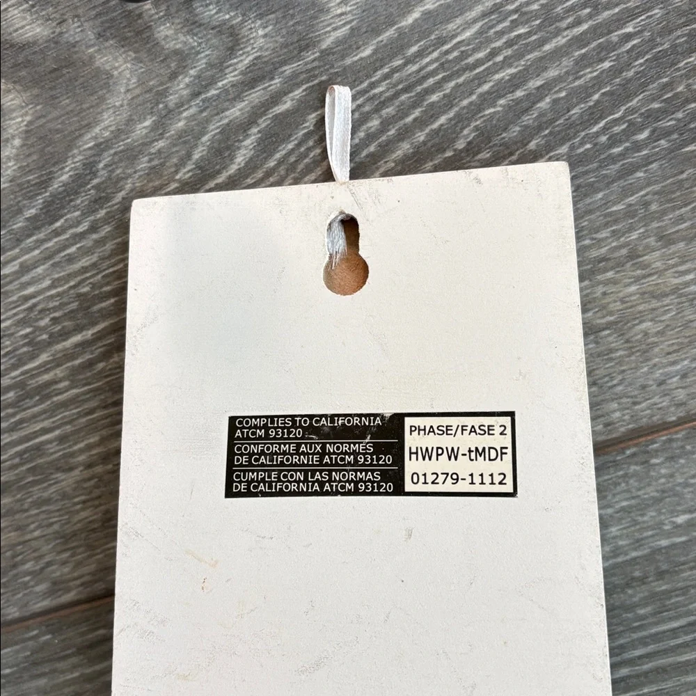 Striped Black and White Numbered Wall Hooks