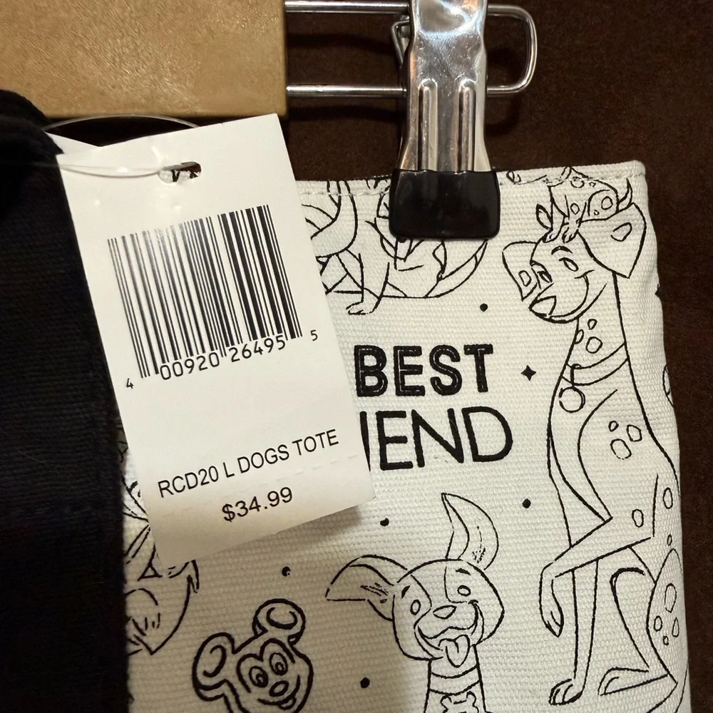 Disney Black and White Dog Carrier Tote