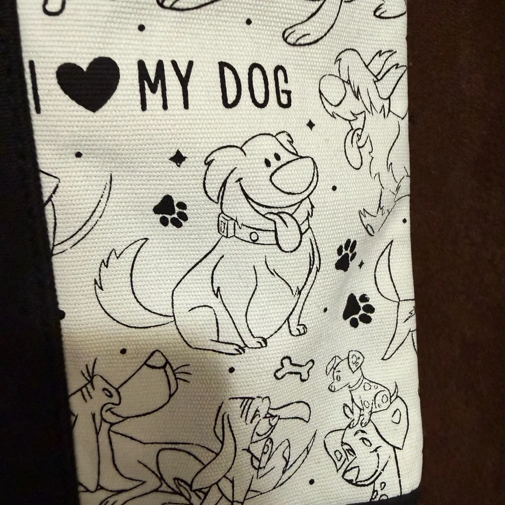 Disney Black and White Dog Carrier Tote
