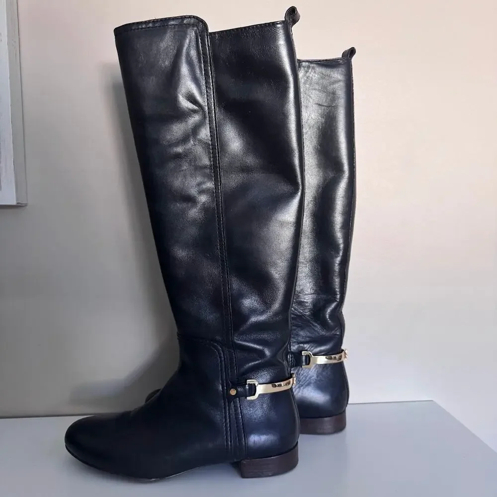 Tory Burch leather jess hardware