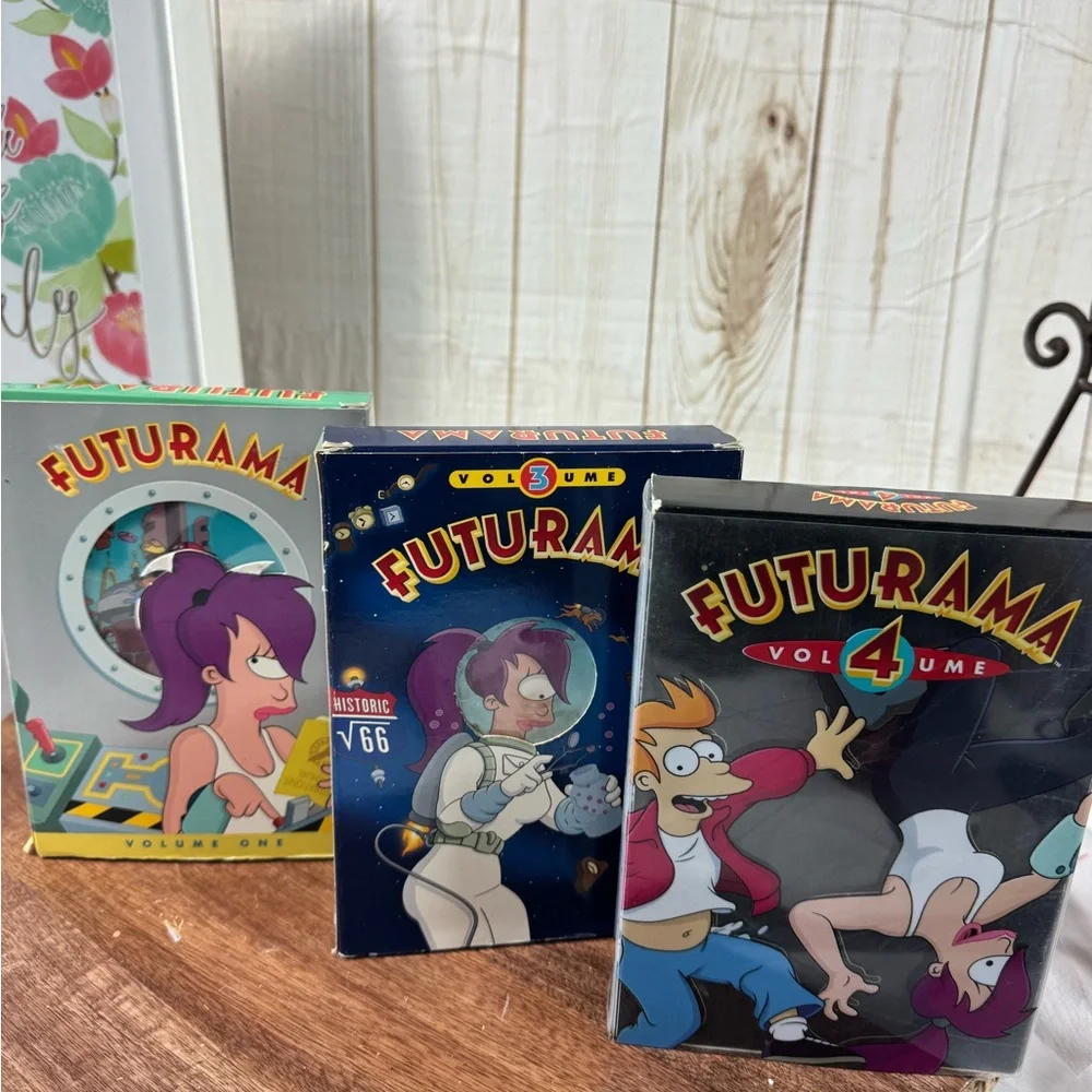 Futurama DVD Box Set Volumes 1, 3, and 4