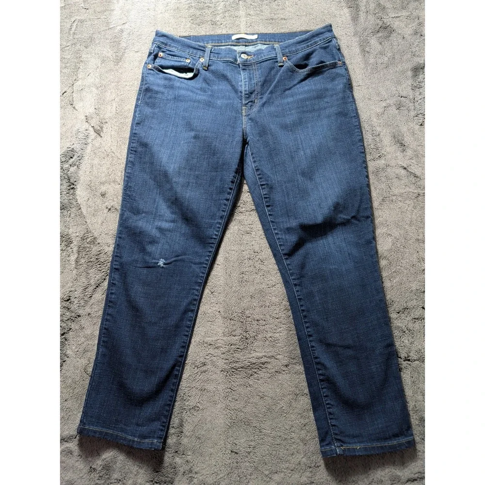Levi's Boyfriend Fit Jeans Women's Size 32 Dark Wash