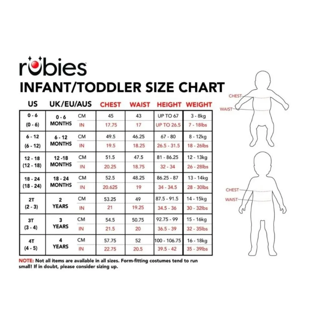 Rubies includes tutu