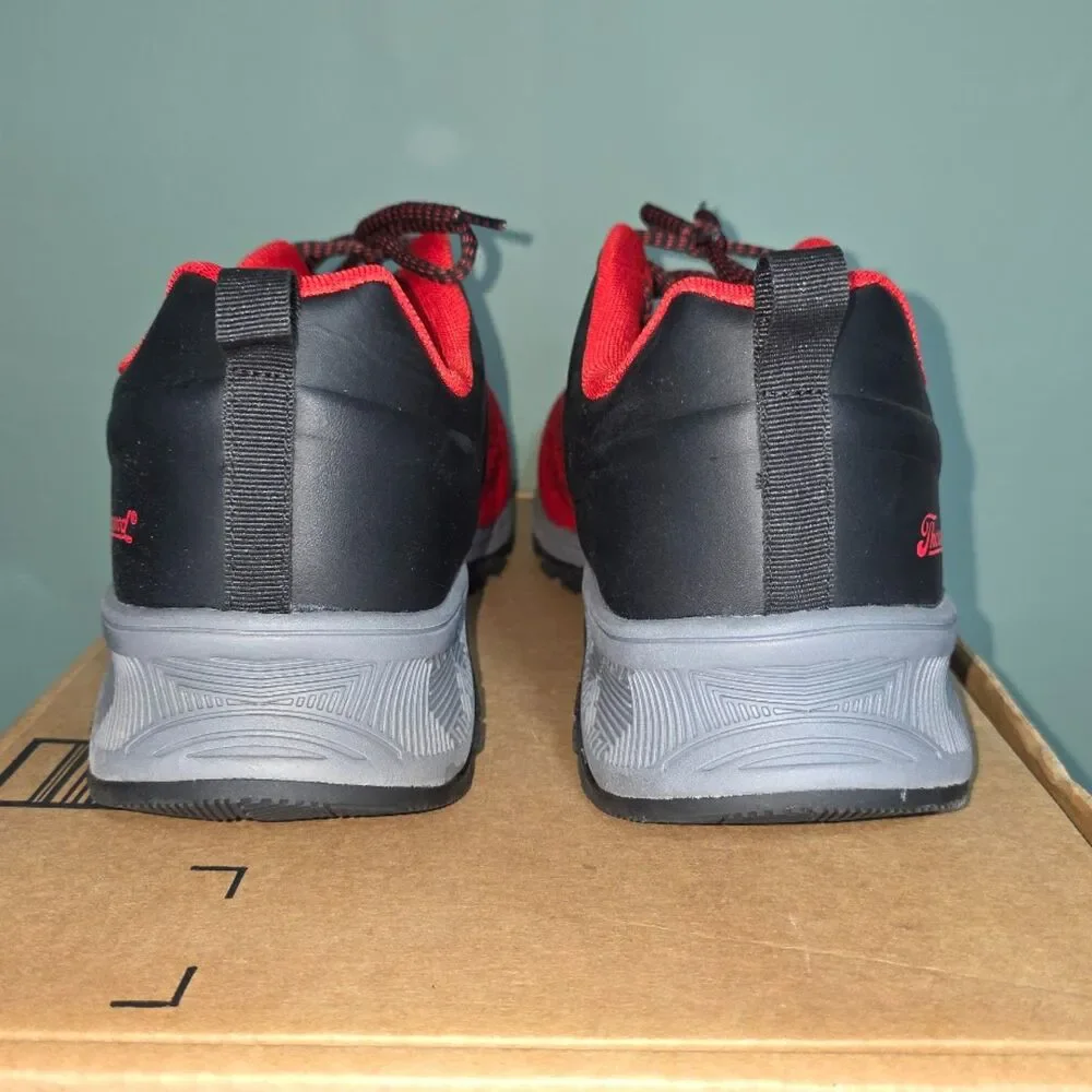 Thorogood Men's AST Low work sneaker in a red and black Size: 14 M